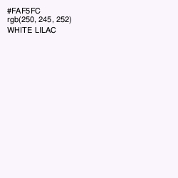 #FAF5FC - White Lilac Color Image